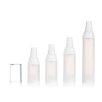 Customized Round Airless Plastic Cream Lotion Bottles