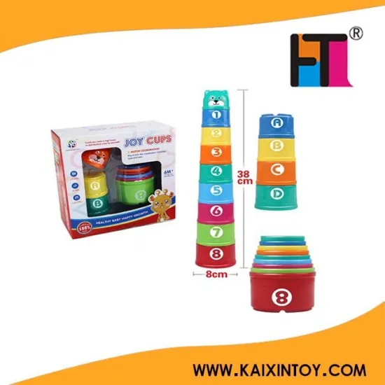 8 packs of toddler toy building blocks cup