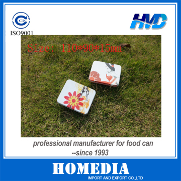 Hot Sale High Quality Square Printed Can