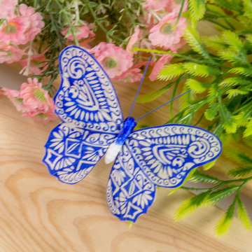 Artesanato de borboletas para decoração de parede