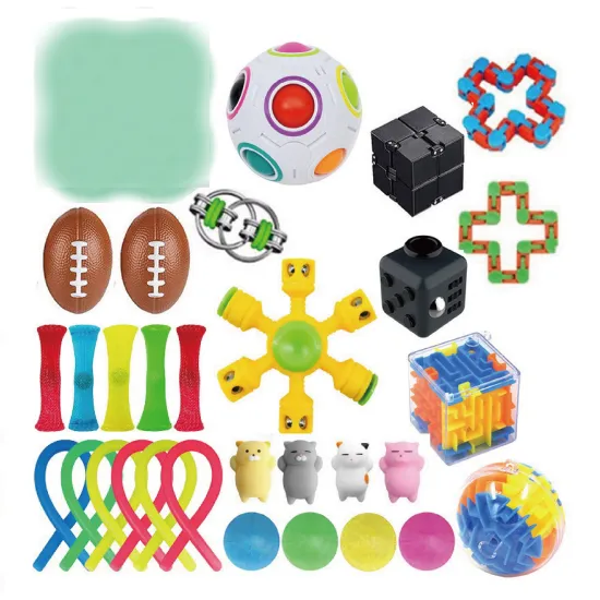 Autism-Friendly Sensory Fidget Toys Set: Stress Relief and Hand Activity Bundle for Kids