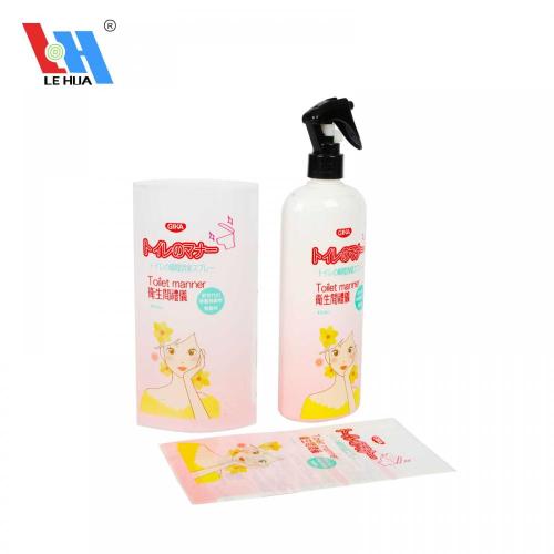 Waterproof Pvc Shrink Sleeve Label for Disinfectant Bottle
