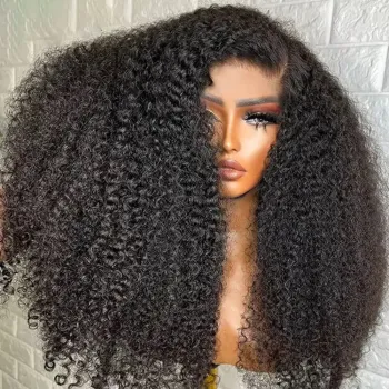 RAW Hair Kinky Curly Short Bob Wigs Raw Indian Human Hair Lace Front Wigs For Black Women Wholesale Hd Lace Frontal Wigs