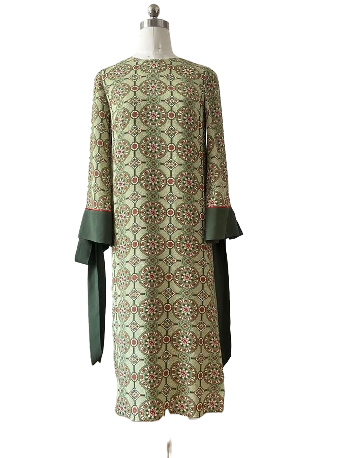 Women Digital Print Maxi Dress