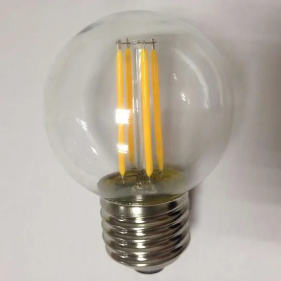 globe bulb G50 clear glass 2W 4W led bulb