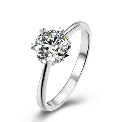 Engagement Silver Ring For Women Wedding Ring Crystal  925 Sterling Silver Jewelry Silver Jewelry Rings