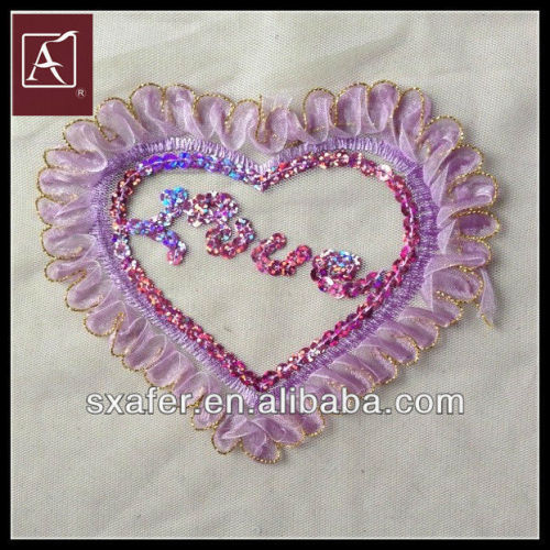 fashion three-in-one sequin letter patch