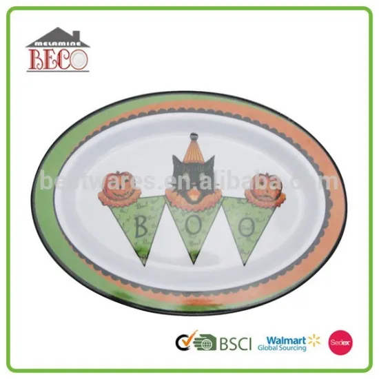 Health environmental special oval plate dinnerware set for restaurants