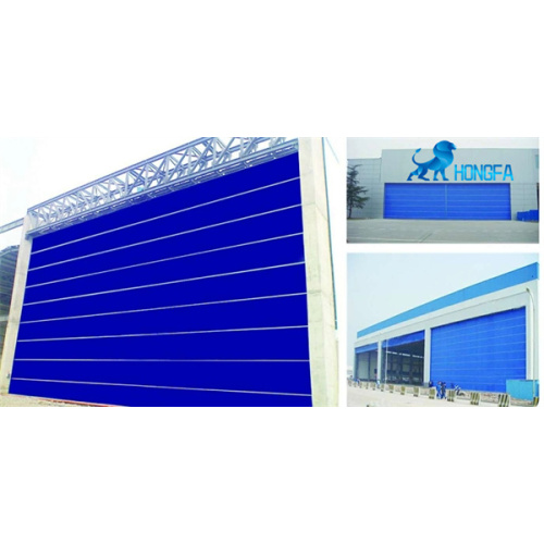 Steel Structure Huge PVC High Speed Flexible Door