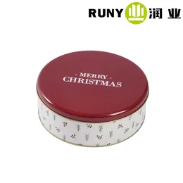 Stylish Metal Round Biscuit Container