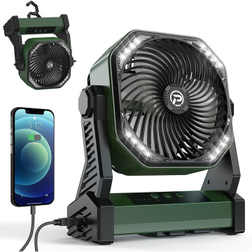 Kopbeau Camping Fan: 20000mAh Jet Fan with LED Lantern
