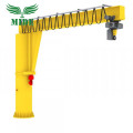 workshop used floor mounted jib crane