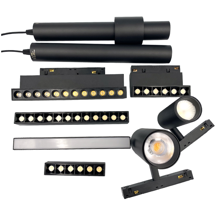 dimmable magnetic track lights