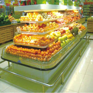 air refrigeration cabinet ,store supplies,supermarket round showcase