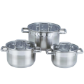 Stainless steel soup pot with multi-layer design