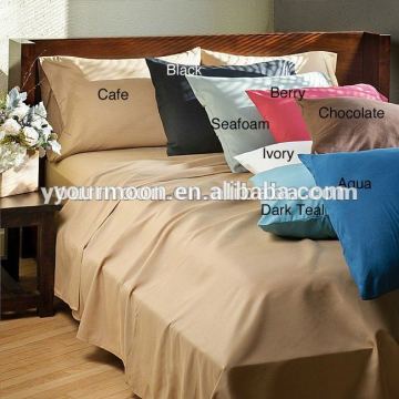 hot sale 100% polyester microfiber bed sheet sets/sheets for home hotel used