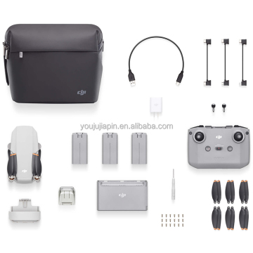 Professional DJI Mavic Mini 2 Fly More Combo: 4K Camera, 3-Axis Gimbal, 20-minute Flight Time, Ultralight GPS Drone Quadcopter - Ready to Fly