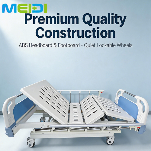 Professional High-quality Metal Electric Manual 3-Function Home Care Hospital Bed for Patients and Elderly Care