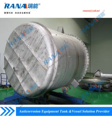 Vessel Lined Fluoropolymer PTFE