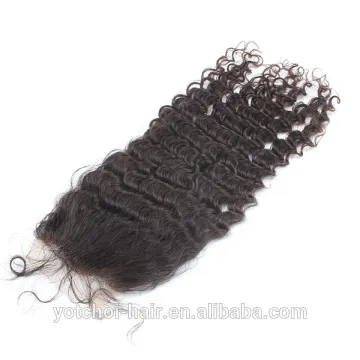 Top closure free parting malaysian curly hair closure kinky curly closure