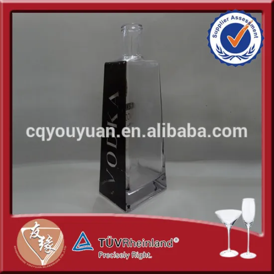 Absolute vodka bottle 750ml glass material huge bottle of vodka