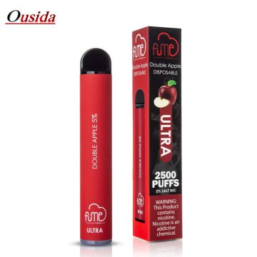 Dispositivo de vape de cigarrillos desechable Fume Ultra 2500 Puffs