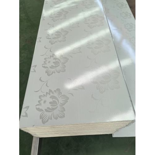 Elegant Silver Floral Pattern Metal Carved Panel Interior Wall Panel