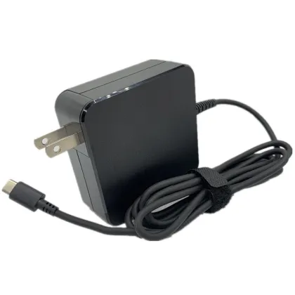 Lenovo Asus Dell Laptop Power Adapter: 65W Type-C 3.25A Square Charger
