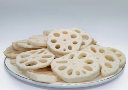 Wholesale Fresh Lotus Root Slices: Crisp, Sweet, and Perfect Raw Vegetables Chips