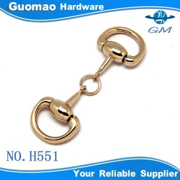 Fashion gold Double D ring metal accessories