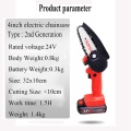 lithium chainsaw for wood cutting