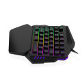 Backlight One Hand Mechanical Keyboard para jogos