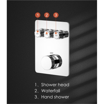 3 Outlets Switch Shower Diverter Valve