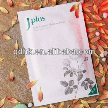 printed plastic facial mask packaging bag
