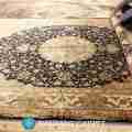 8&#39;x10&#39;Traditional Handmade Qum Persian Rug