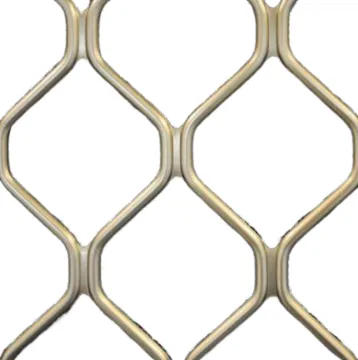 Austria Standard Bronze Anodized 7mm High-Grade Aluminium Diamond Grille Security Mesh Screen for Doors