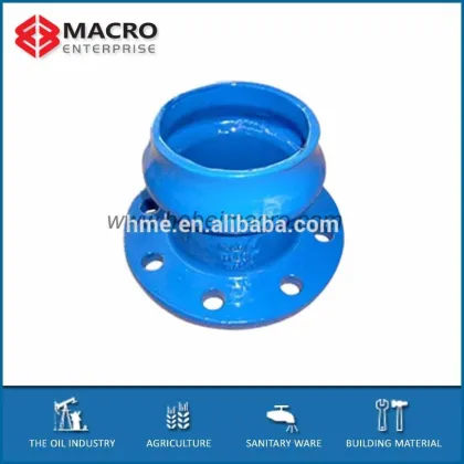 DI fittings for plastic pipes