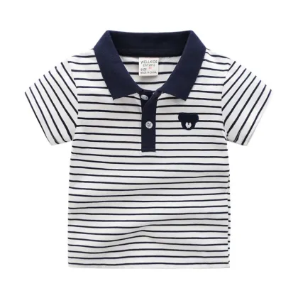 2023 Summer New Cartoon Short Sleeve T-shirts and Polo Shirts for Boys