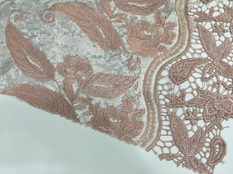 Sequin Guipure Embroidery Fabric