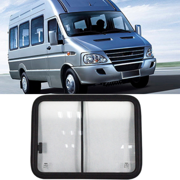 Prezzo di fabbrica per vetro di vetro per finestre per auto in autobus con telaio in alluminio per camper passeggeri leggeri