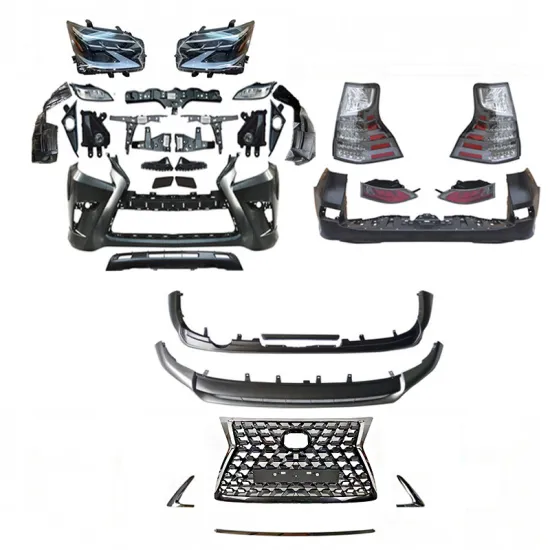 Car Accessories Front and Rear Bumpers for Lexus GX460 2010-2013 Upgraded to 2021 Model