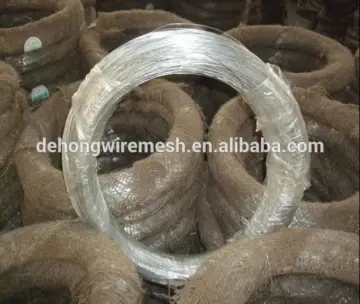 Galvanized binding wire/Flat wire type galvanized iron wire for construction