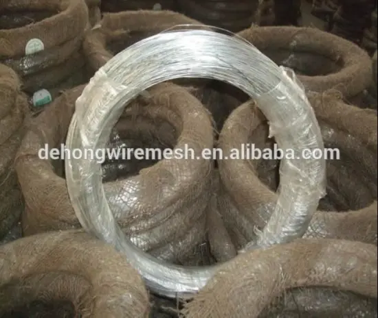 Galvanized binding wire/Flat wire type galvanized iron wire for construction