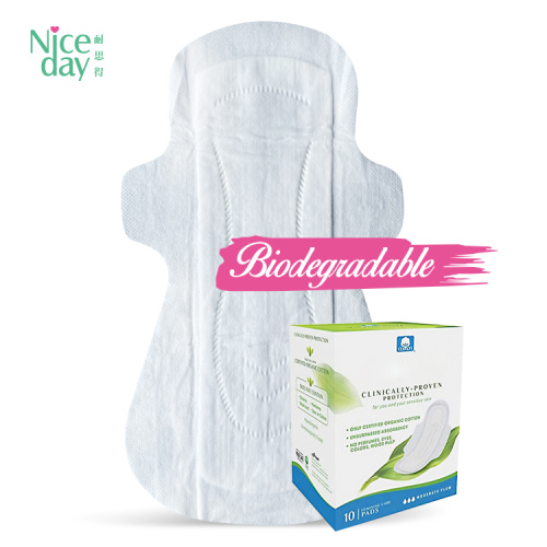 Hypoallergenic Organic bio Feminine Hygiene pad