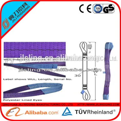 qingyuan webbing lifting sling polyester lifting belt