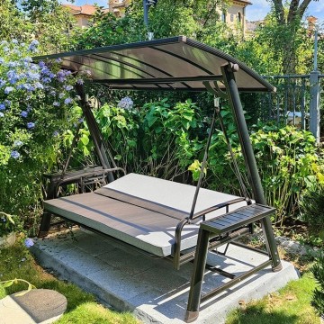 Chaise suspendue du jardin de villa en plein air - balançoire à bascule pour balcon et décoration solaire de la maison par des célébrités sur Internet
