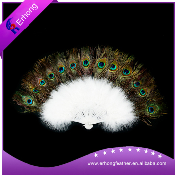 Peacock Decorative Feather Fans