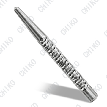 High Hardness Knurling Center Punch: Cone Shaped Pointed Punch for Drilling and Hole Location