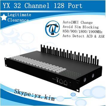 Low cost VoIP Communication Devices, 128 sim slots VoIP Gateway, 32 channels GoIP Gateway