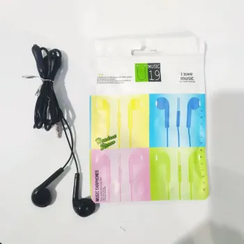 In-ear Wire-controlled U19 Headphones with Microphone - Macaroon Wired Earphone for Mobile Phones